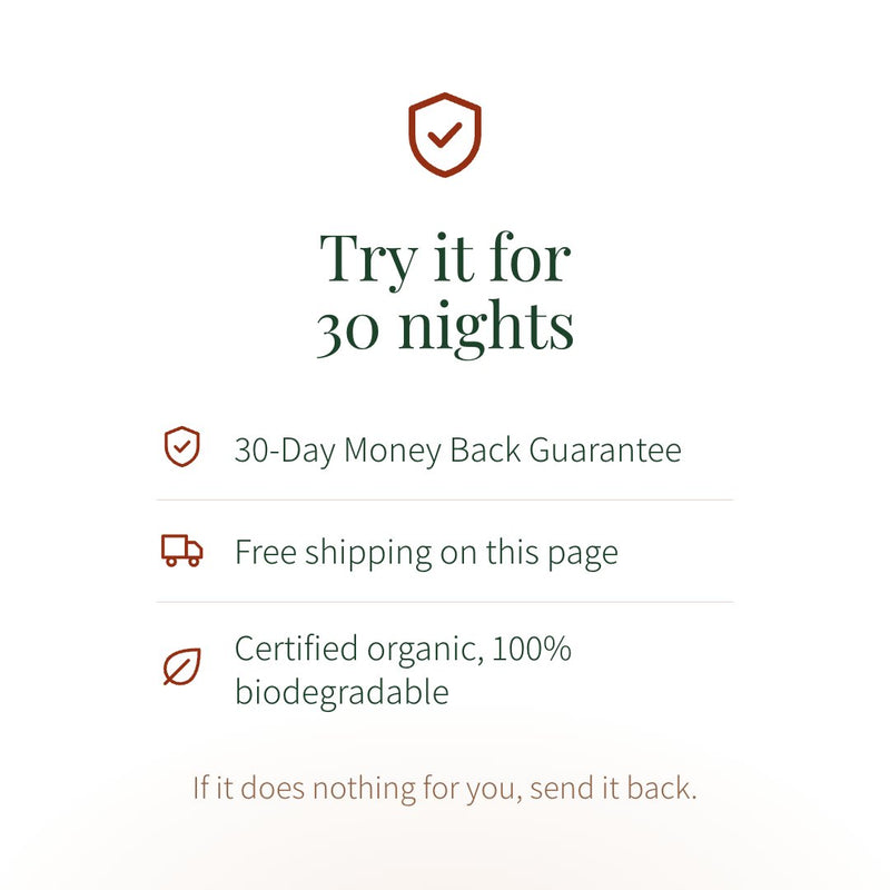 The 30-day money back guarantee