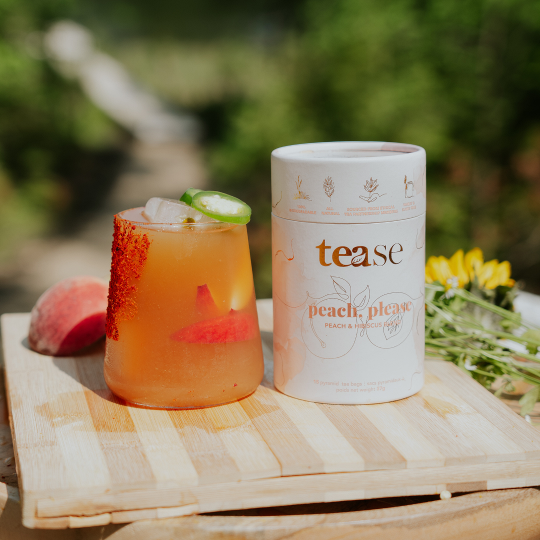 Spicy Jalapeño Peach Mocktail