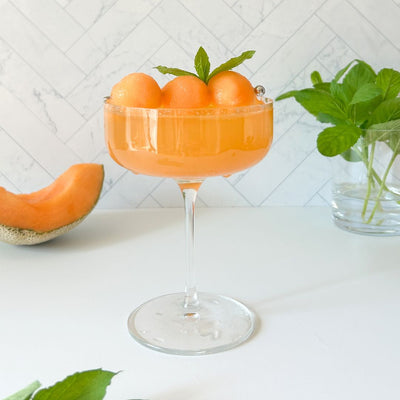 Cantaloupe Citrus Splash Mocktail Recipe 🍈✨