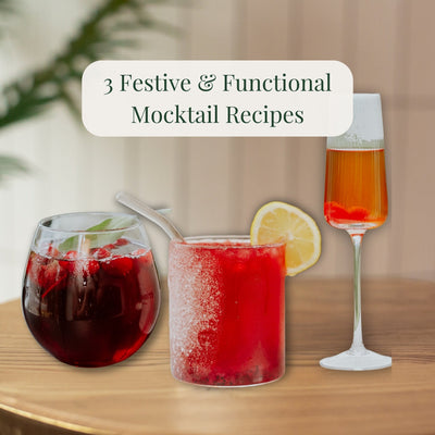 Festive & Functional Mocktails For New Years & Christmas