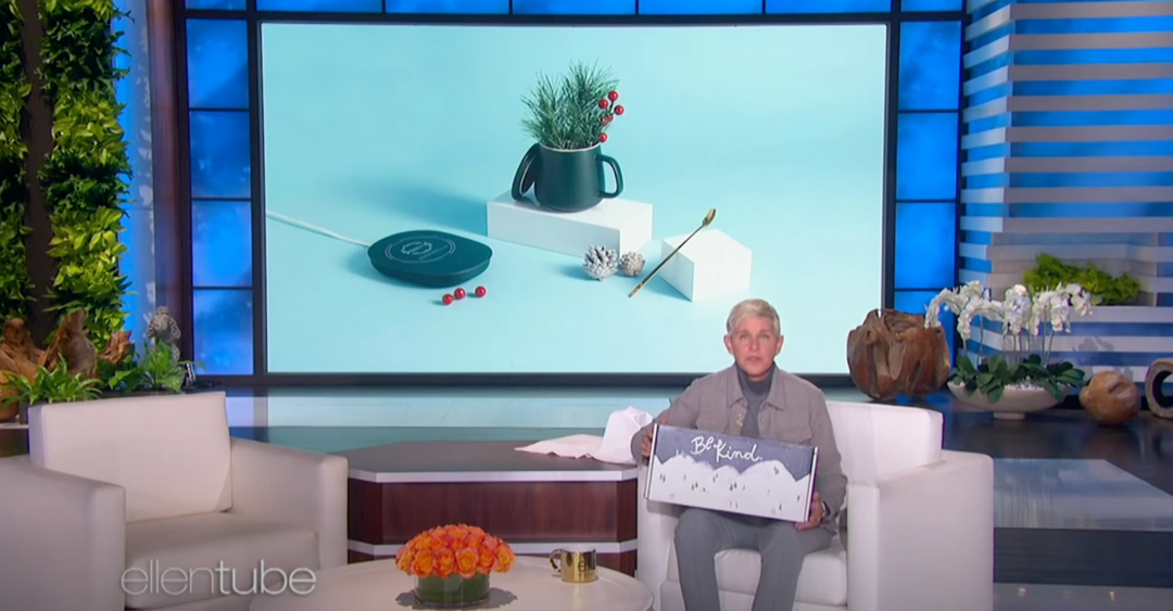 Tease Tea Ellen Degeneres show Smart Heated Mug Kit