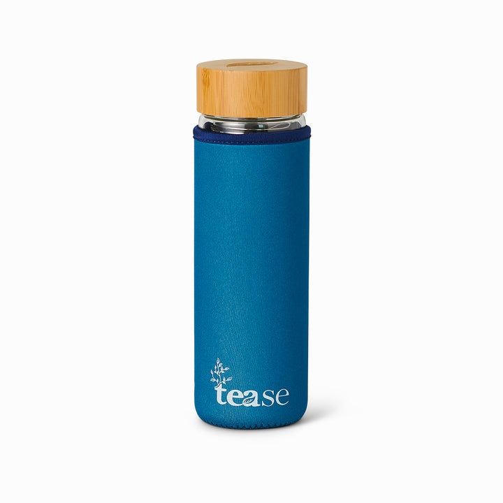 3 in 1 Sustainable Glass and Bamboo Tea Tumbler