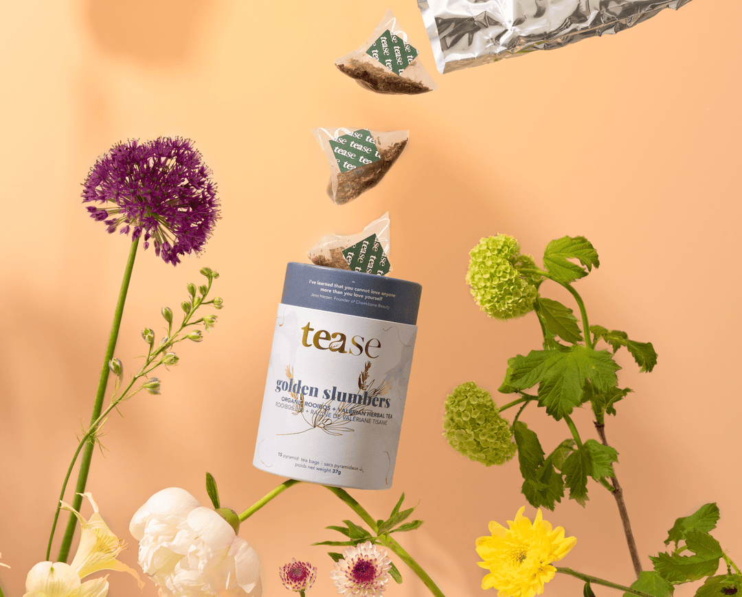Tease Tea refillable packaging and plant-based tea refill ritual