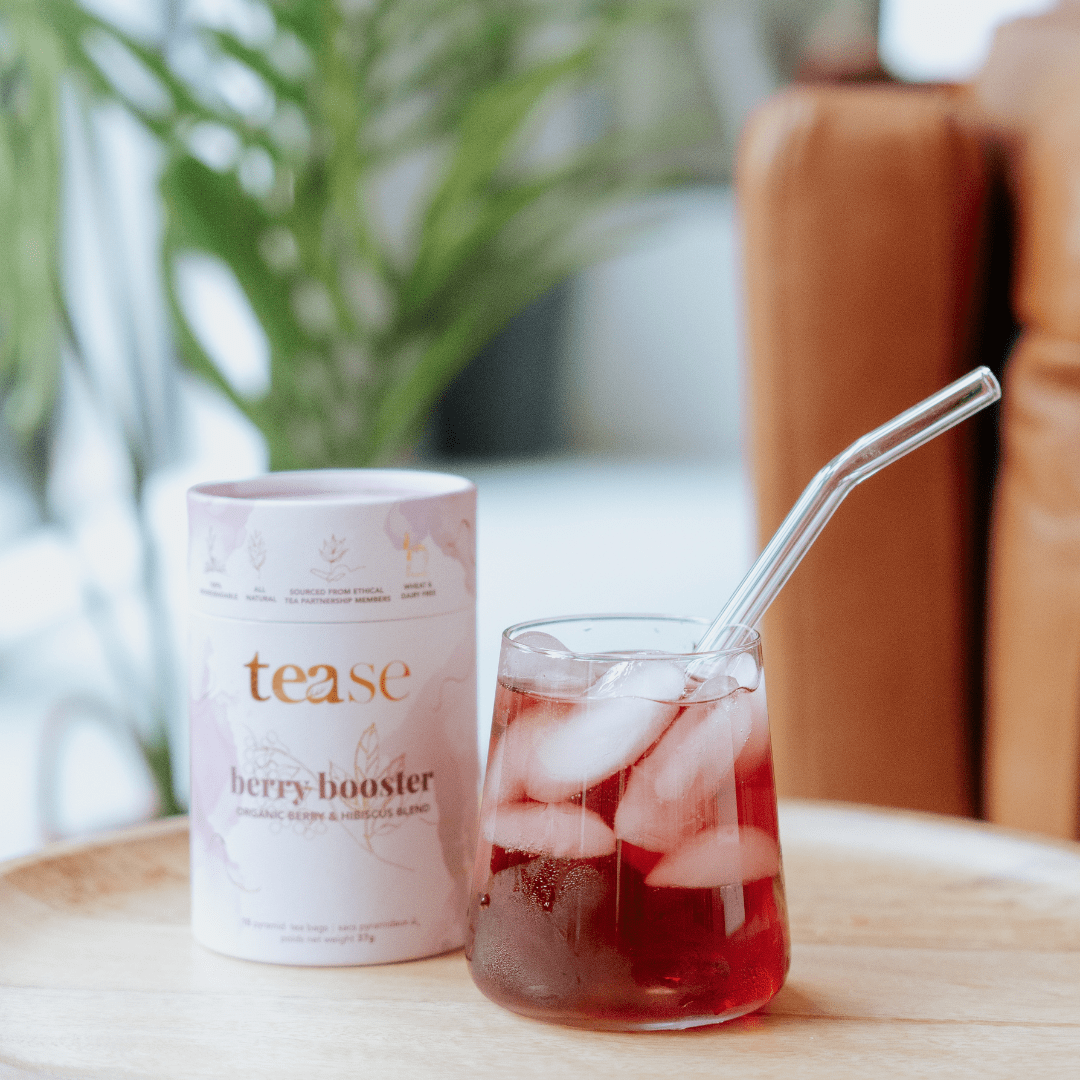 Tease Tea blended green tea Berry Booster Berry Booster Tea - Immunity Support - Tease Wellness Blends
