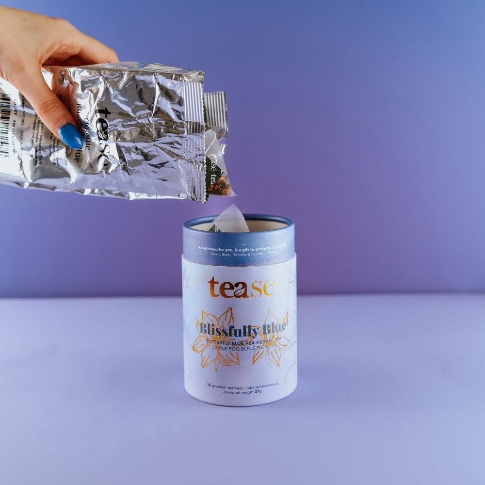 Tease Tea blended green tea Blissfully Blue Refill Blissfully Blue Refill | Mood Support - Tease Wellness Blends
