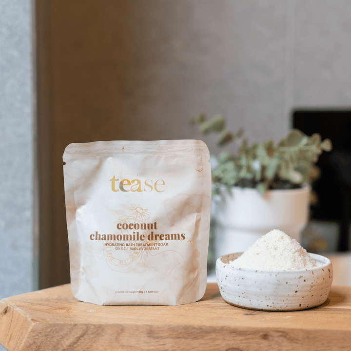 Tease Tea blended green tea Coconut Chamomile Dreams Bath Soak Coconut Chamomile Dreams Bath Soak - Tease Wellness Blends
