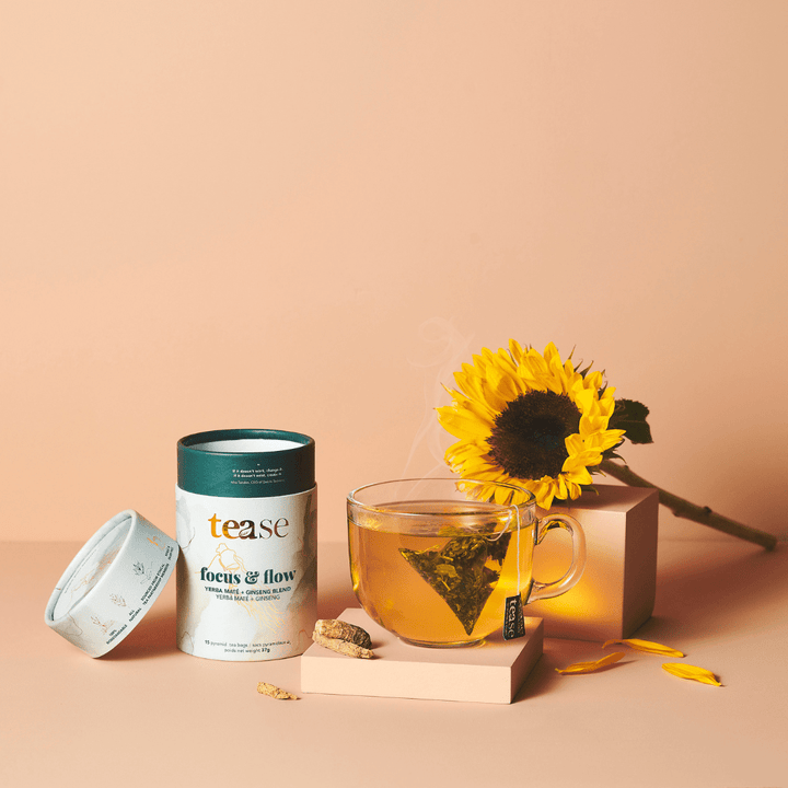 Tease Tea blended green tea Focus & Flow Focus & Flow | Cognitive Support - Tease Wellness Blends