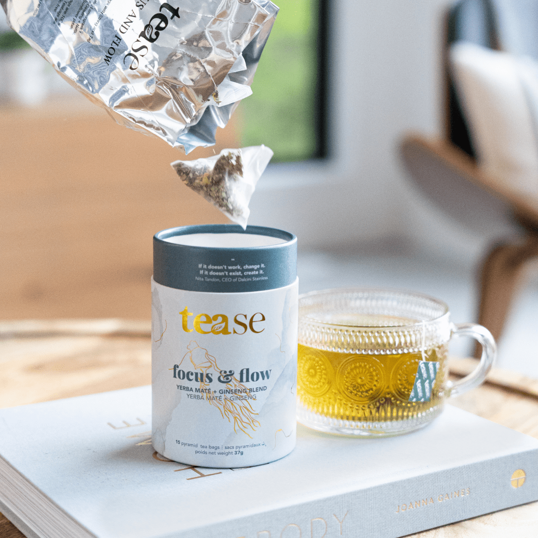 Tease Tea blended green tea Focus & Flow Focus & Flow | Cognitive Support - Tease Wellness Blends
