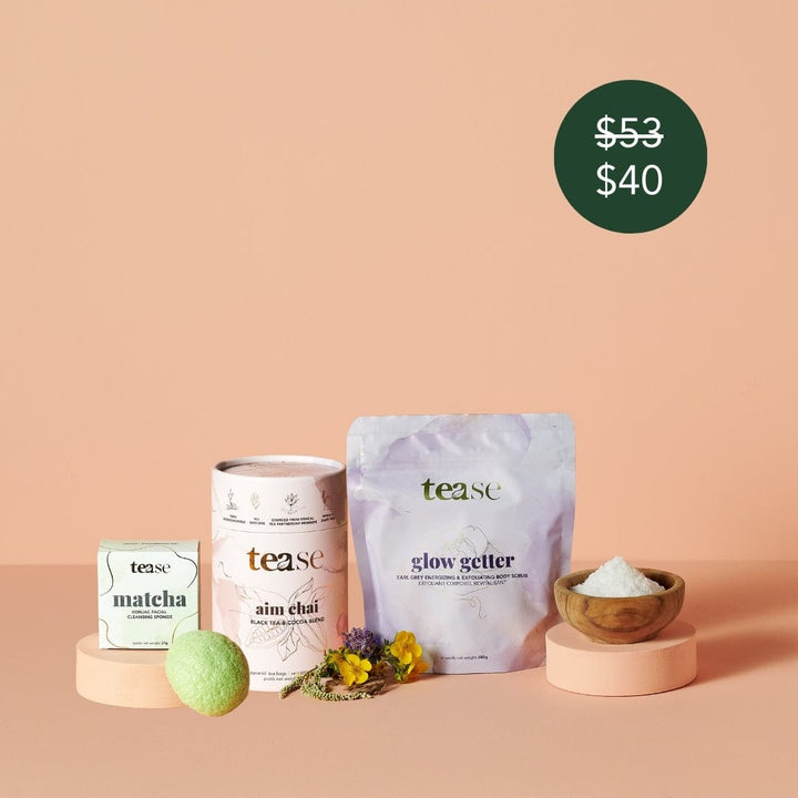 Tease | Tea Infused Wellness & Beauty The Morning Ritual Bundle The Morning Ritual Bundle