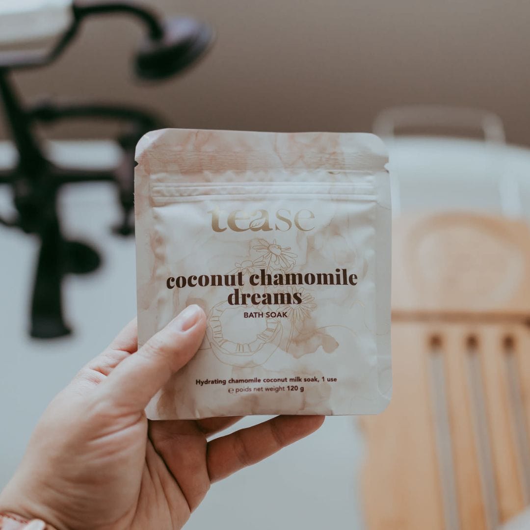 Tease Tea Tease > Bath Soak Coconut Chamomile Dreams Bath Soak Coconut Chamomile Dreams Bath Soak - Tease Wellness Blends