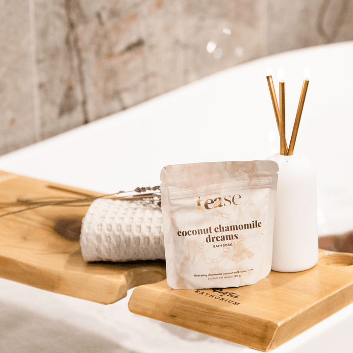 Tease Tea Tease > Bath Soak Coconut Chamomile Dreams Bath Soak Coconut Chamomile Dreams Bath Soak - Tease Wellness Blends