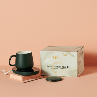 Tease Tea Tease > Drinkware > Mugs Deep Mint No Tea Smart Heated Mug Kit Smart Heated Mug Kit | Mug Warmer Set