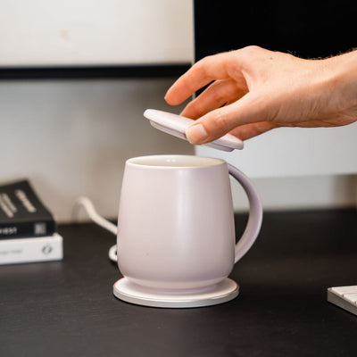 Tease Tea Tease > Drinkware > Mugs PRE-ORDER: Smart Heated Mug Kit 2.0 Smart Heated Mug Kit 2.0 | Warmer Set with Self Heating Mug by Tease