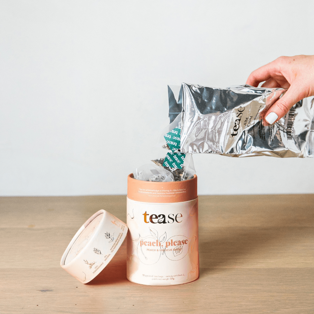 Tease Tea tube-refill Peach, Please Refill Peach, Please Tea Refill  | Hydration Support - Tease Wellness Blends
