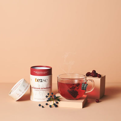 Tease Tea tube-refill > wellness > biodegradable > tea > immunity tea > elderberry Crimson Cranberry Crimson Cranberry Tea | Immunity Support - Tease Wellness Blends