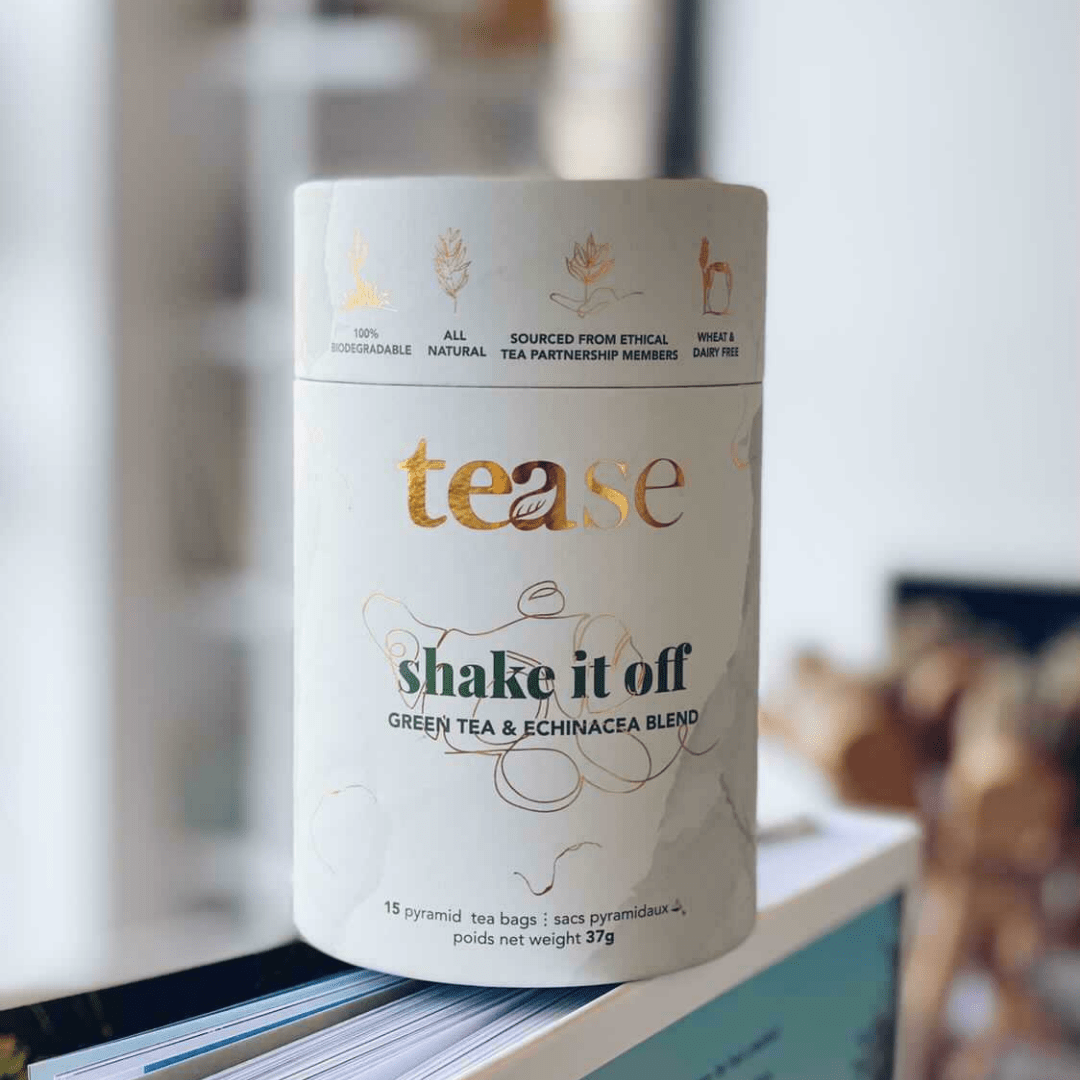 Tease Tea tube-refill > wellness > biodegradable > tea > immunity tea > green tea > echinacea Shake it Off Shake It Off Tea | Immunity Support - Tease Wellness Blends
