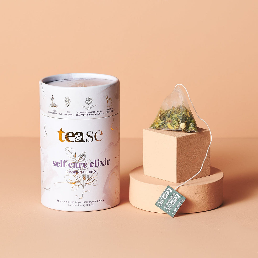 Tease Tea tube-refill > wellness > biodegradable > tea > relaxing tea > stress tea > Ayurvedic Self Care Elixir Self Care Elixir Tea | Meditation Support - Tease Wellness Blends