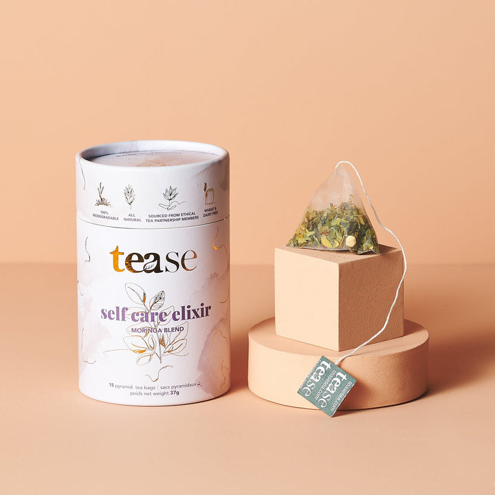 Tease Tea tube-refill > wellness > biodegradable > tea > relaxing tea > stress tea > Ayurvedic Self Care Elixir Self Care Elixir Tea | Meditation Support - Tease Wellness Blends