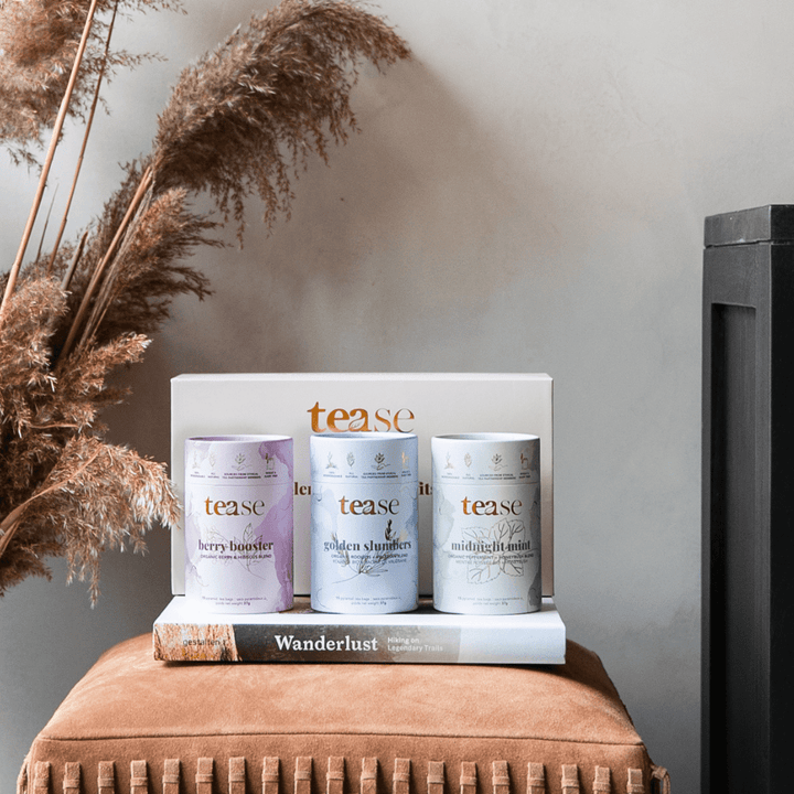 Tease Tea & Wellness Blends blended green tea The Organics Gift Set
