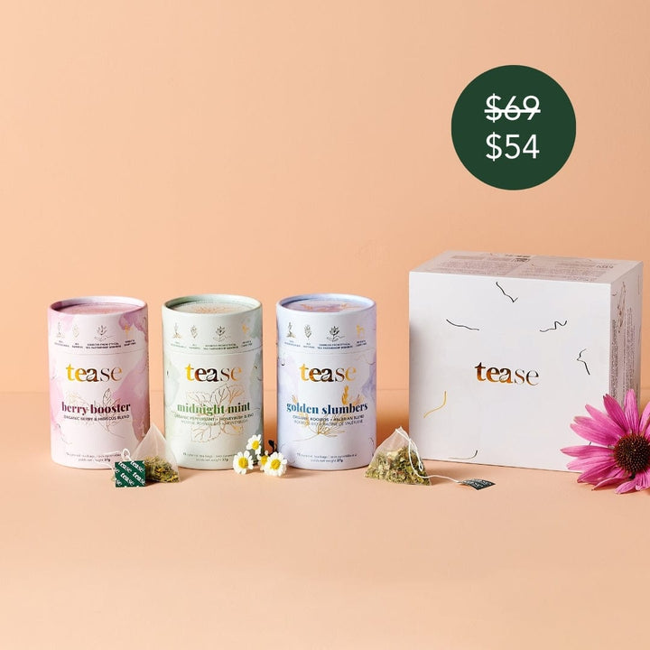 Tease Tea & Wellness Blends blended green tea The Organics Gift Set The Organics Gift Set