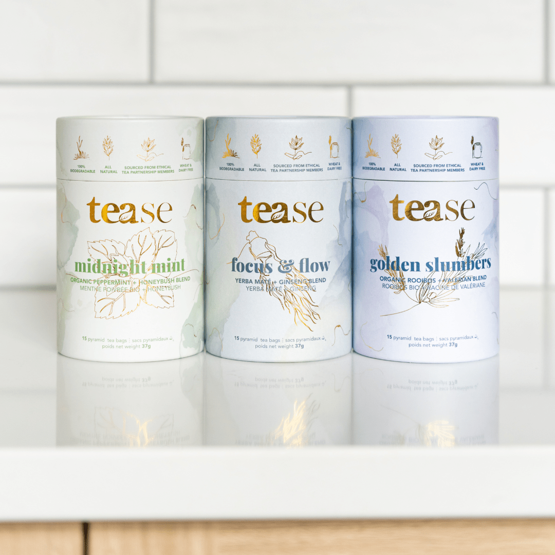 Tease Tea & Wellness Blends blended green tea The Wellness Trio Gift Set