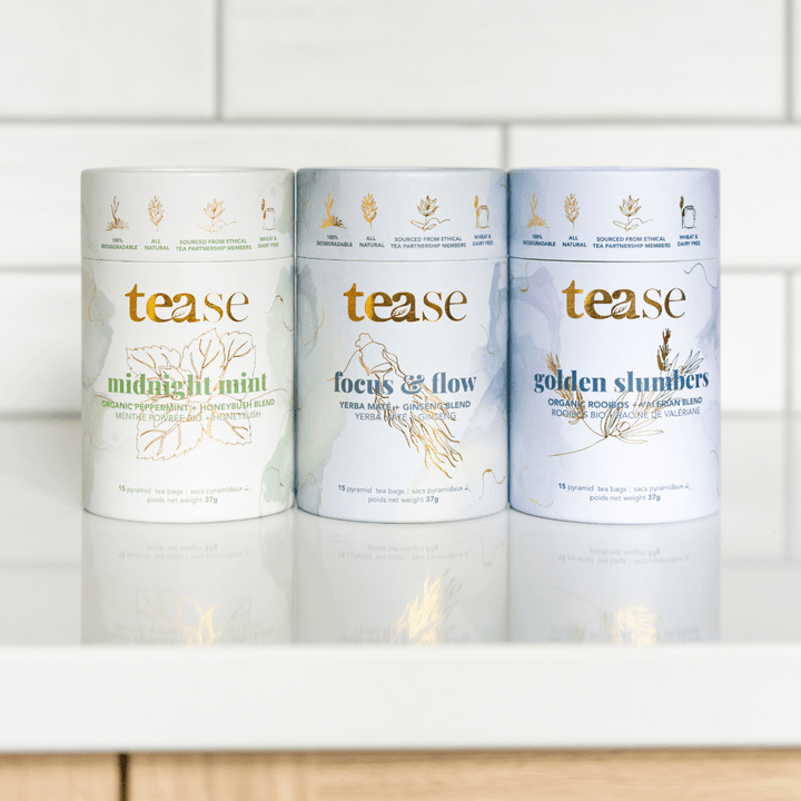 Tease Tea & Wellness Blends blended green tea The Wellness Trio Gift Set