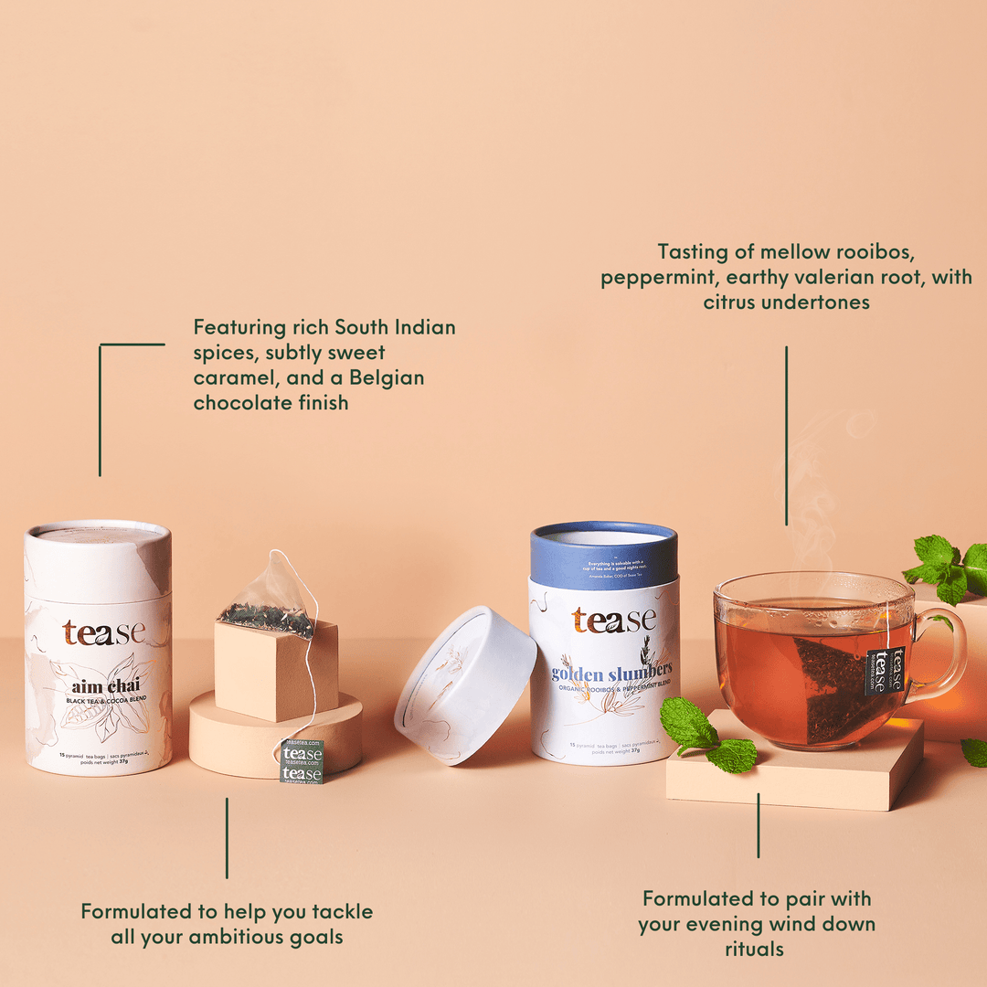 Tease Tea & Wellness Blends Day to Night: Confidence & Calm Bundle