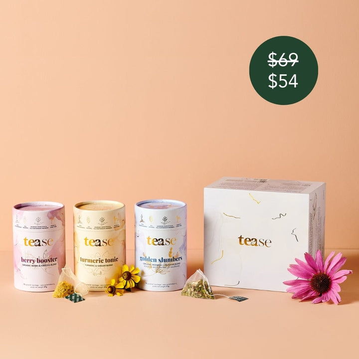 Tease Tea & Wellness Blends Tea & Infusions The Recover Gift Set The Recover Gift Set