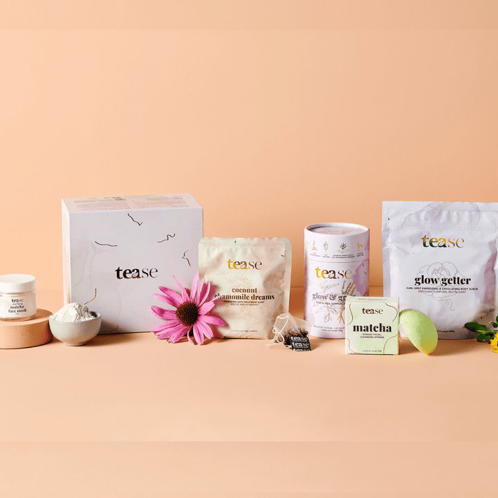 Tease Tease > Beauty Gift Sets Matcha Konjac Sponge The Beauty Gift Set