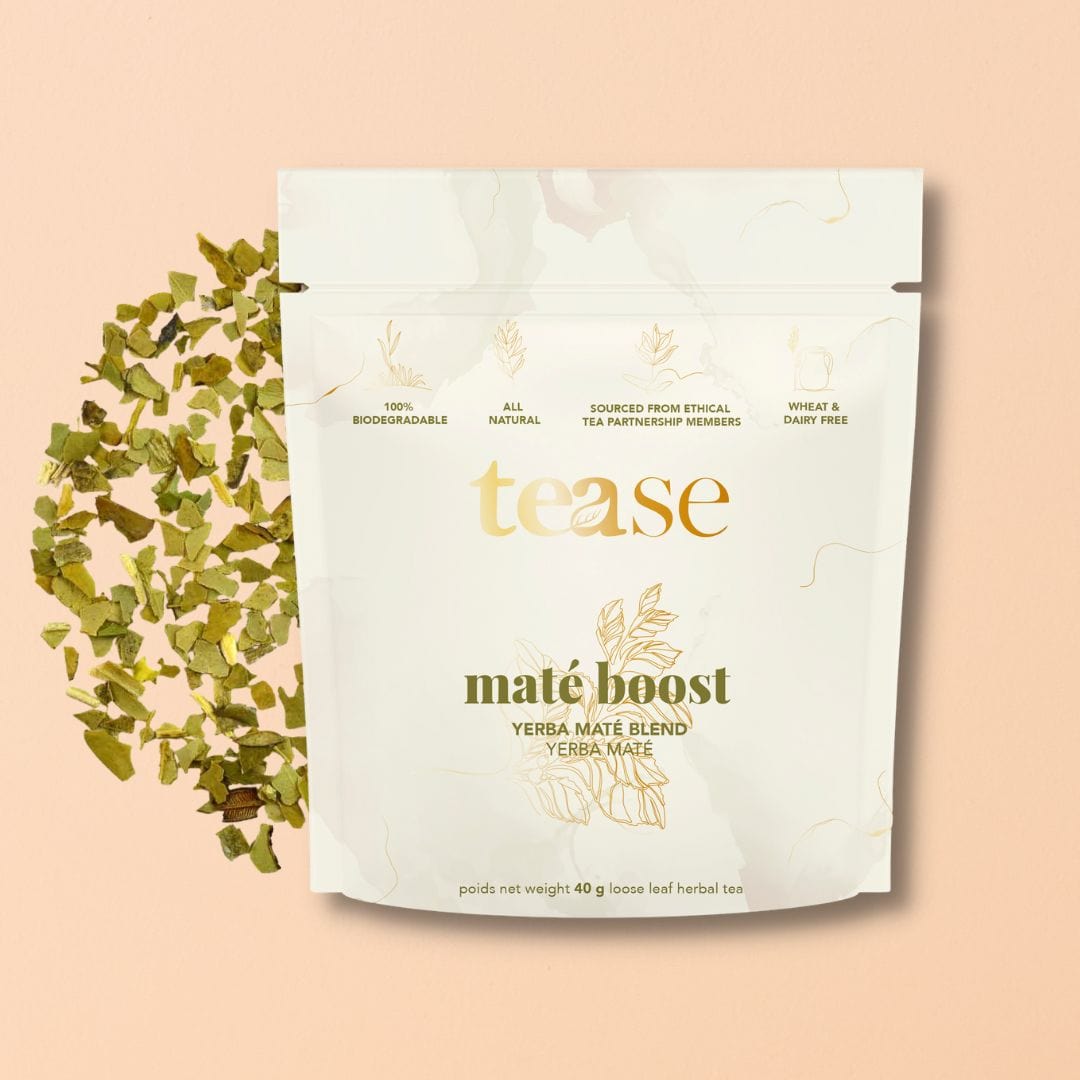 Tease | Wellness Tea Blends Maté Boost Loose Leaf Limited Edition Blends Tease Loose Leaf Tea | Limited Edition Blends