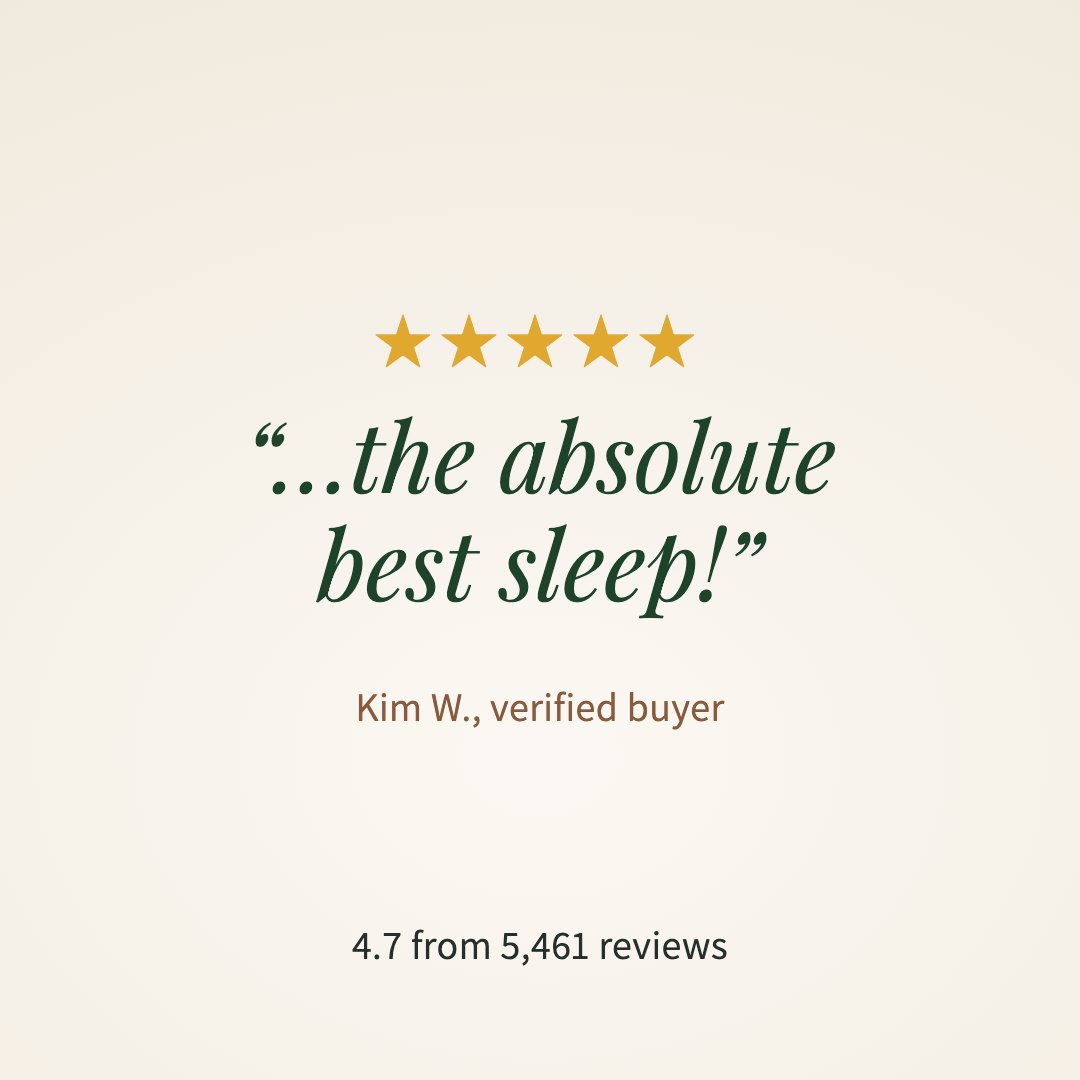 Five stars: the absolute best sleep. Rated 4.7 from 5,461 reviews